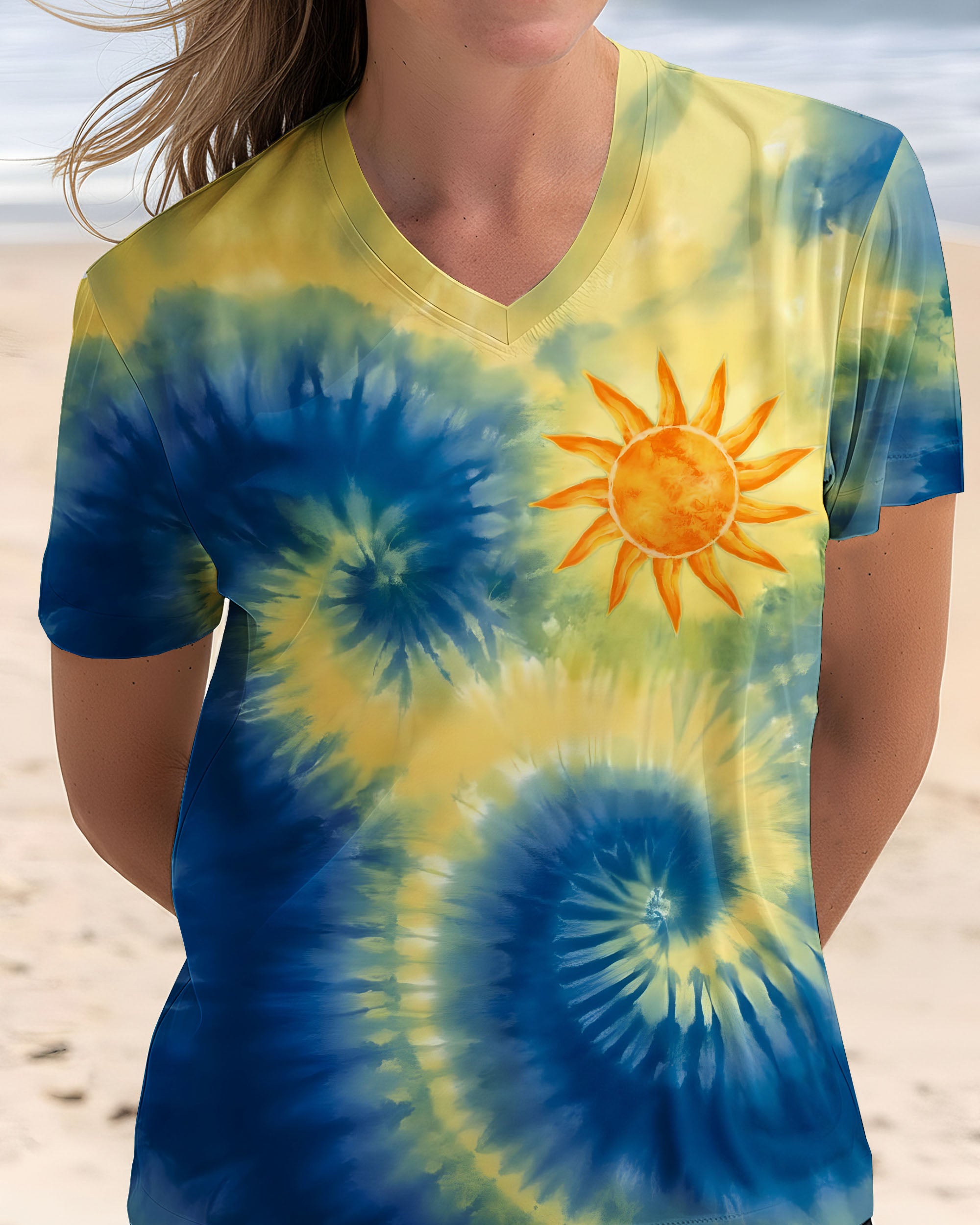 SUN TIE DYE ALL OVER PRINT - TLTW1012254