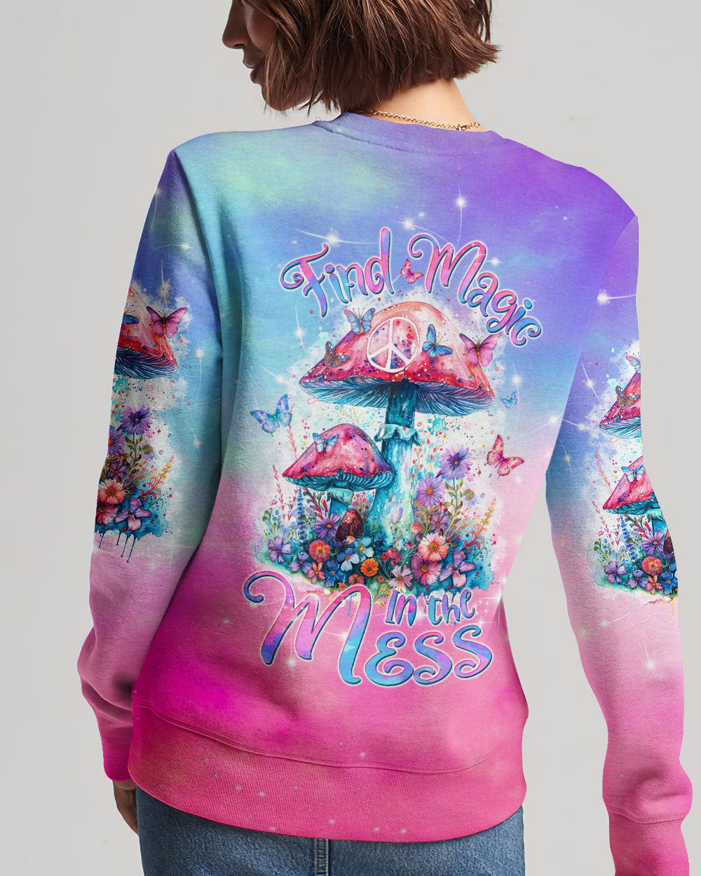 FIND MAGIC IN THE MESS MUSHROOM ALL OVER PRINT - TLTW1103244