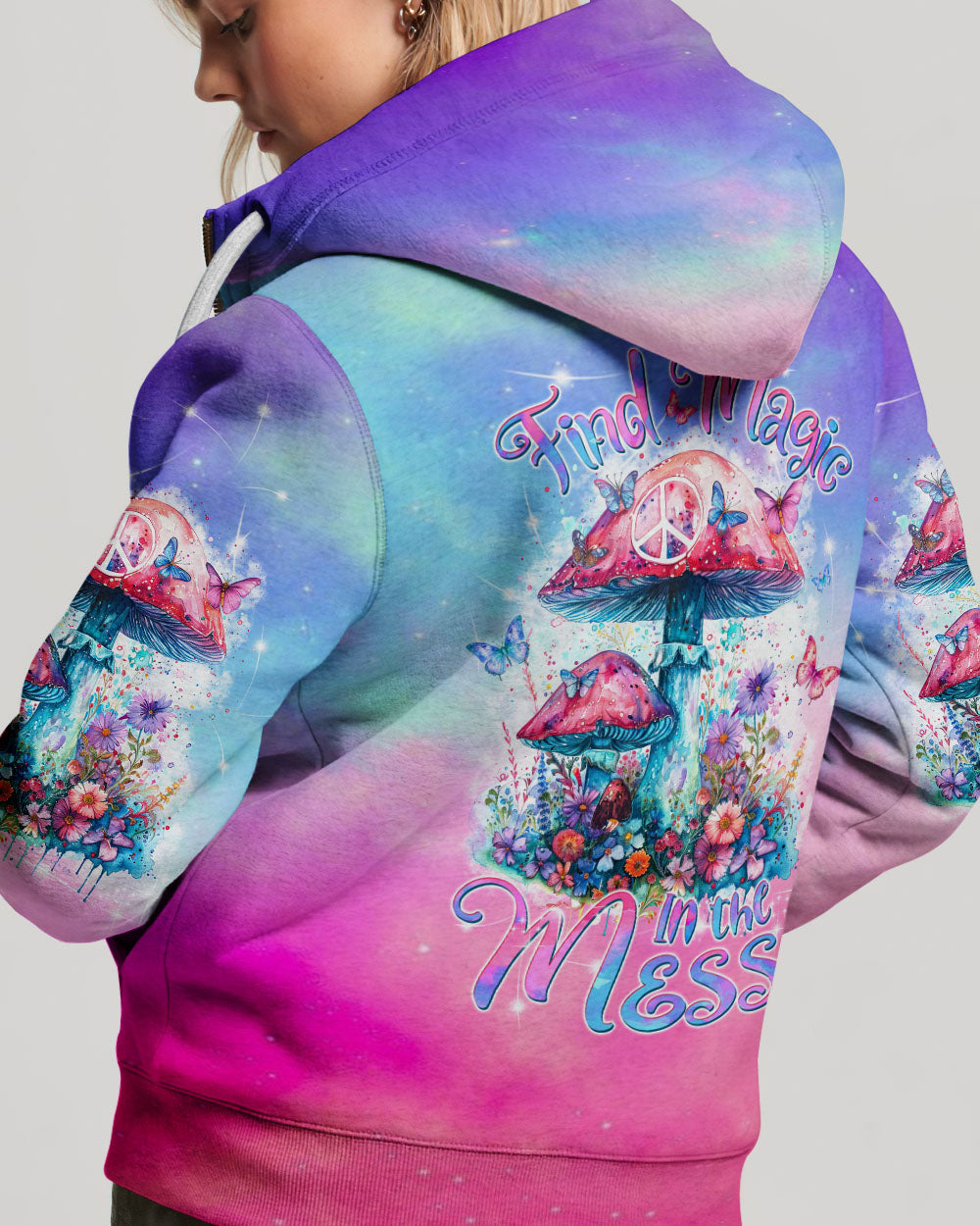 FIND MAGIC IN THE MESS MUSHROOM ALL OVER PRINT - TLTW1103244