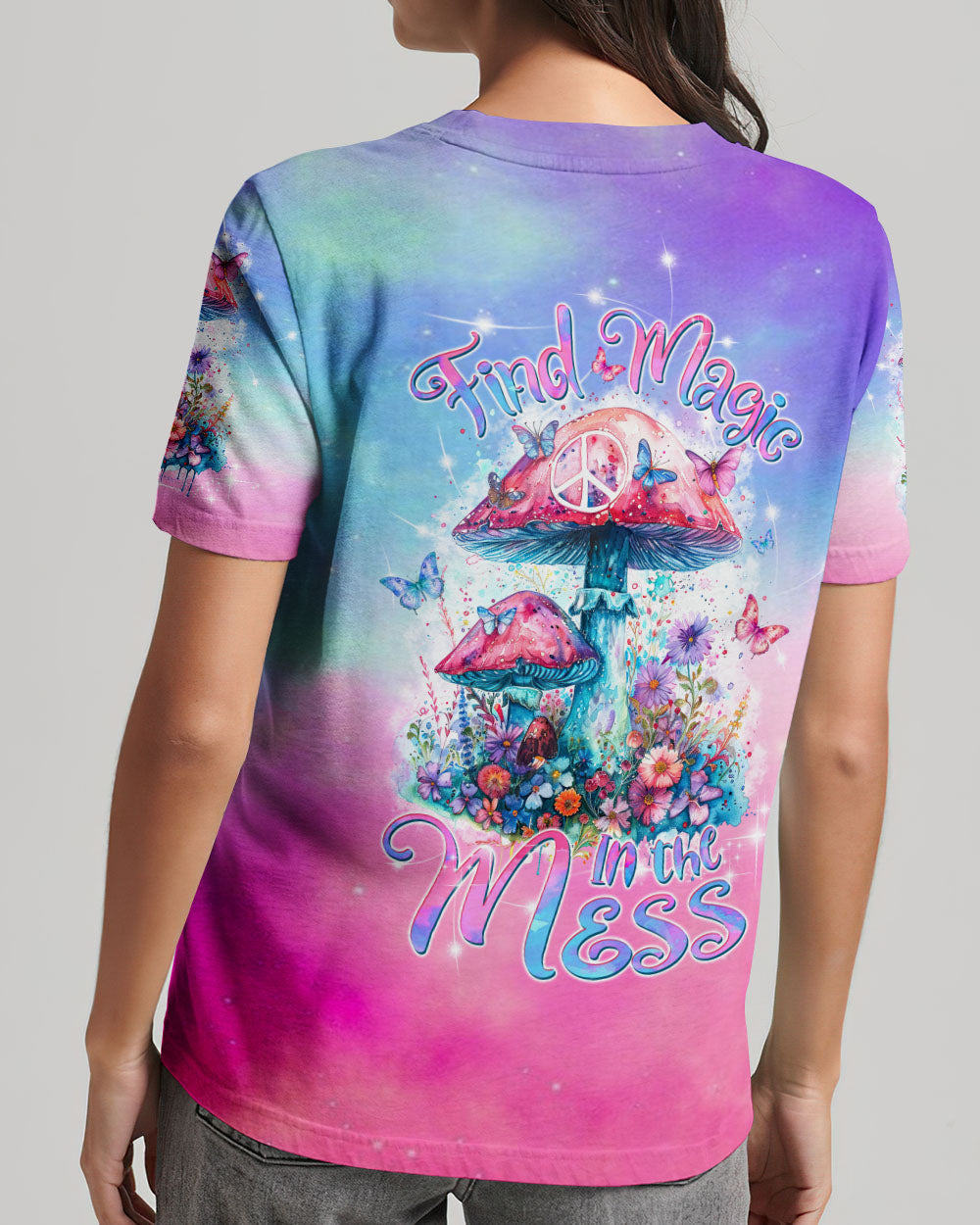 FIND MAGIC IN THE MESS MUSHROOM ALL OVER PRINT - TLTW1103244