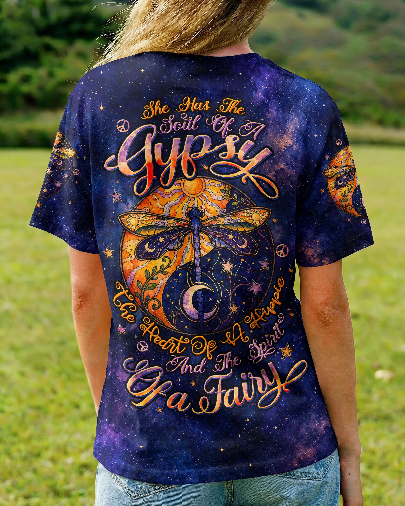 SPIRIT OF A FAIRY DRAGONFLY YINYANG ALL OVER PRINT  - TLTW1105263