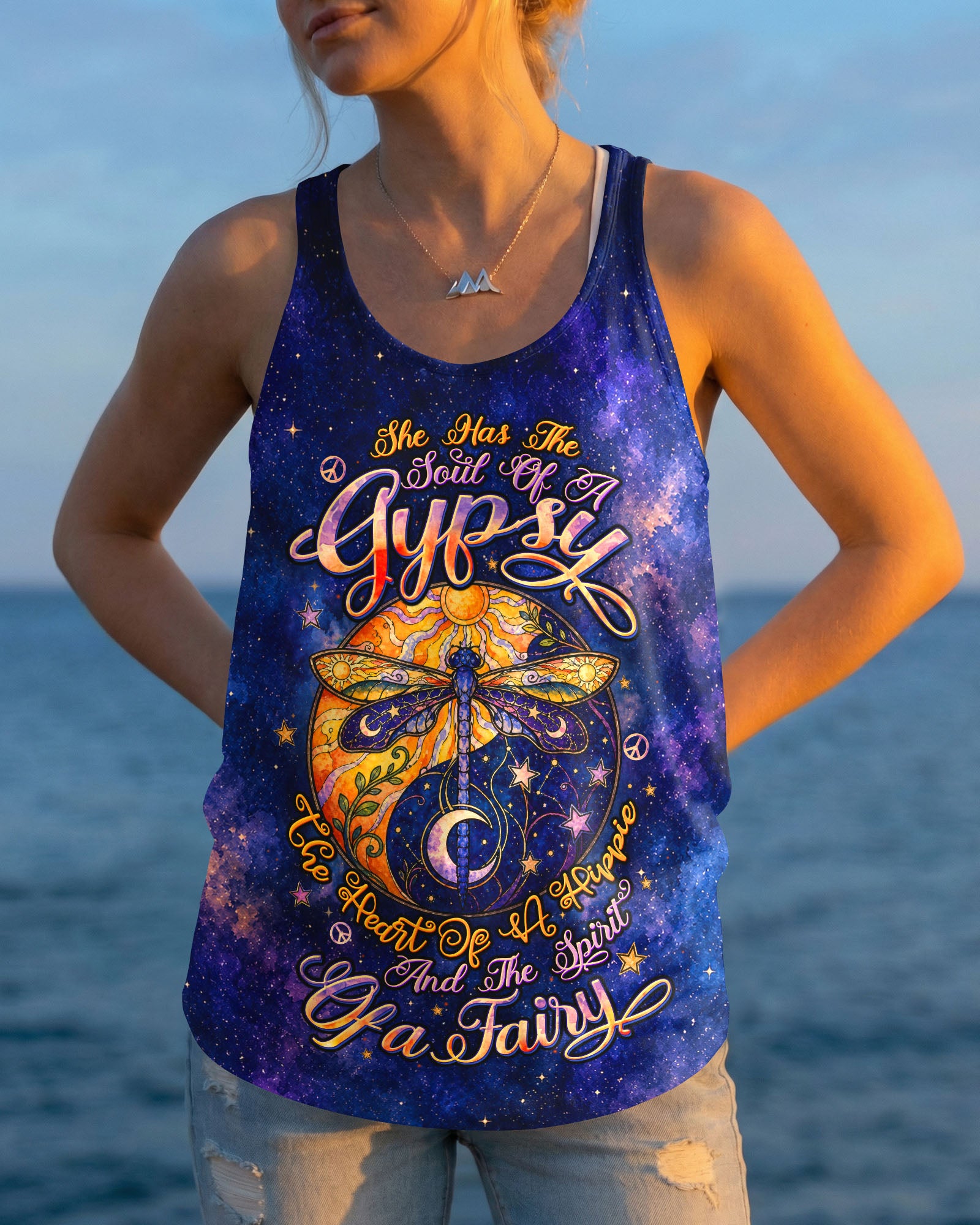 SPIRIT OF A FAIRY DRAGONFLY YINYANG ALL OVER PRINT  - TLTW1105263