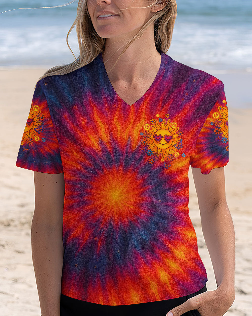 SHINE ON BEAUTIFUL SOUL SUN TIE DYE ALL OVER PRINT  - TLTW1106252