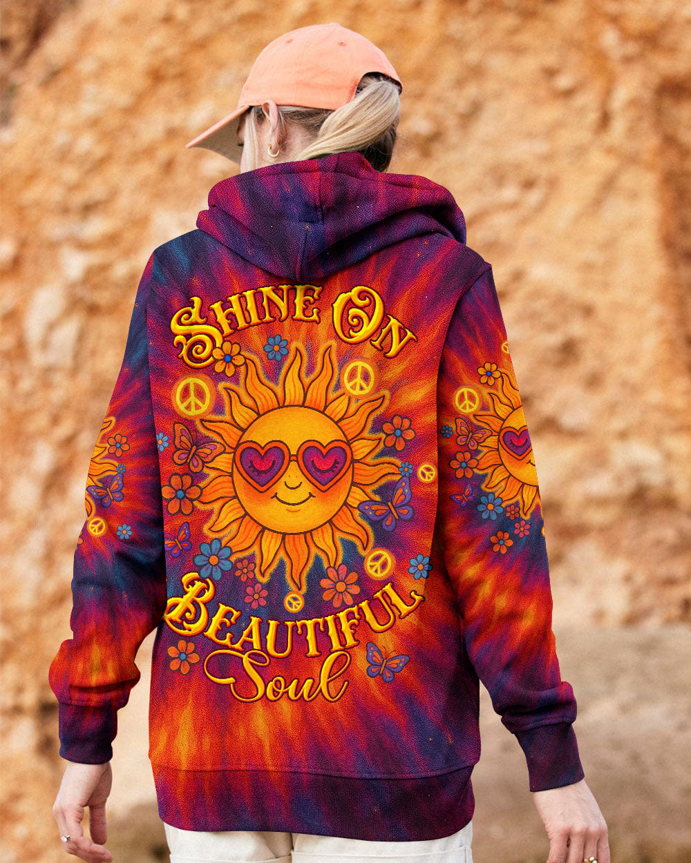 SHINE ON BEAUTIFUL SOUL SUN TIE DYE ALL OVER PRINT  - TLTW1106252