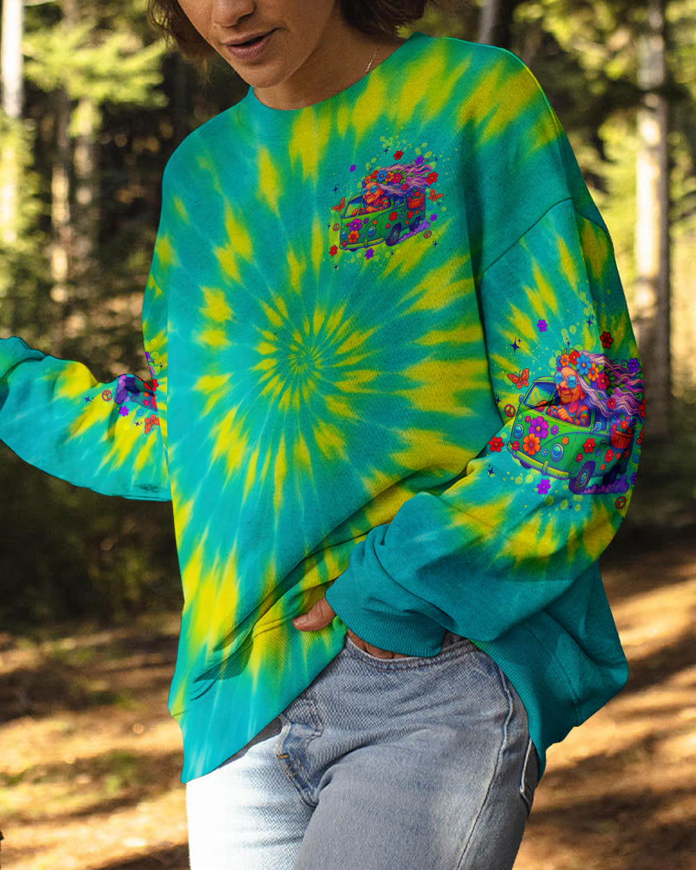 THE REBEL IN ME WILL NEVER DIE BUS TIE DYE ALL OVER PRINT - TLTW1106254