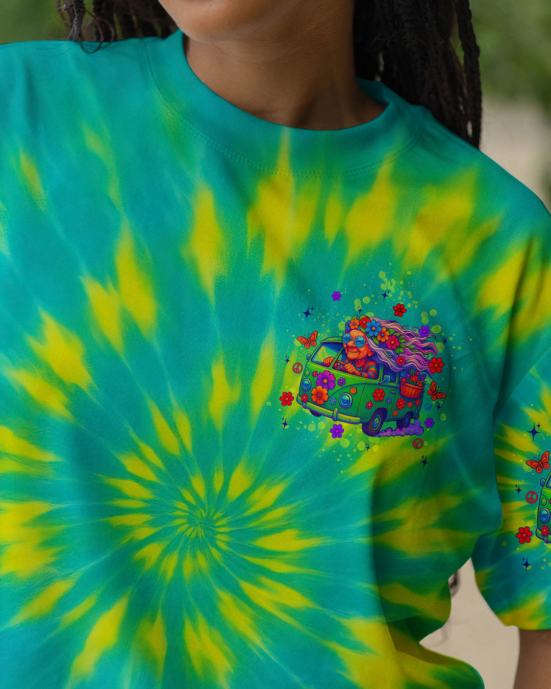 THE REBEL IN ME WILL NEVER DIE BUS TIE DYE ALL OVER PRINT - TLTW1106254