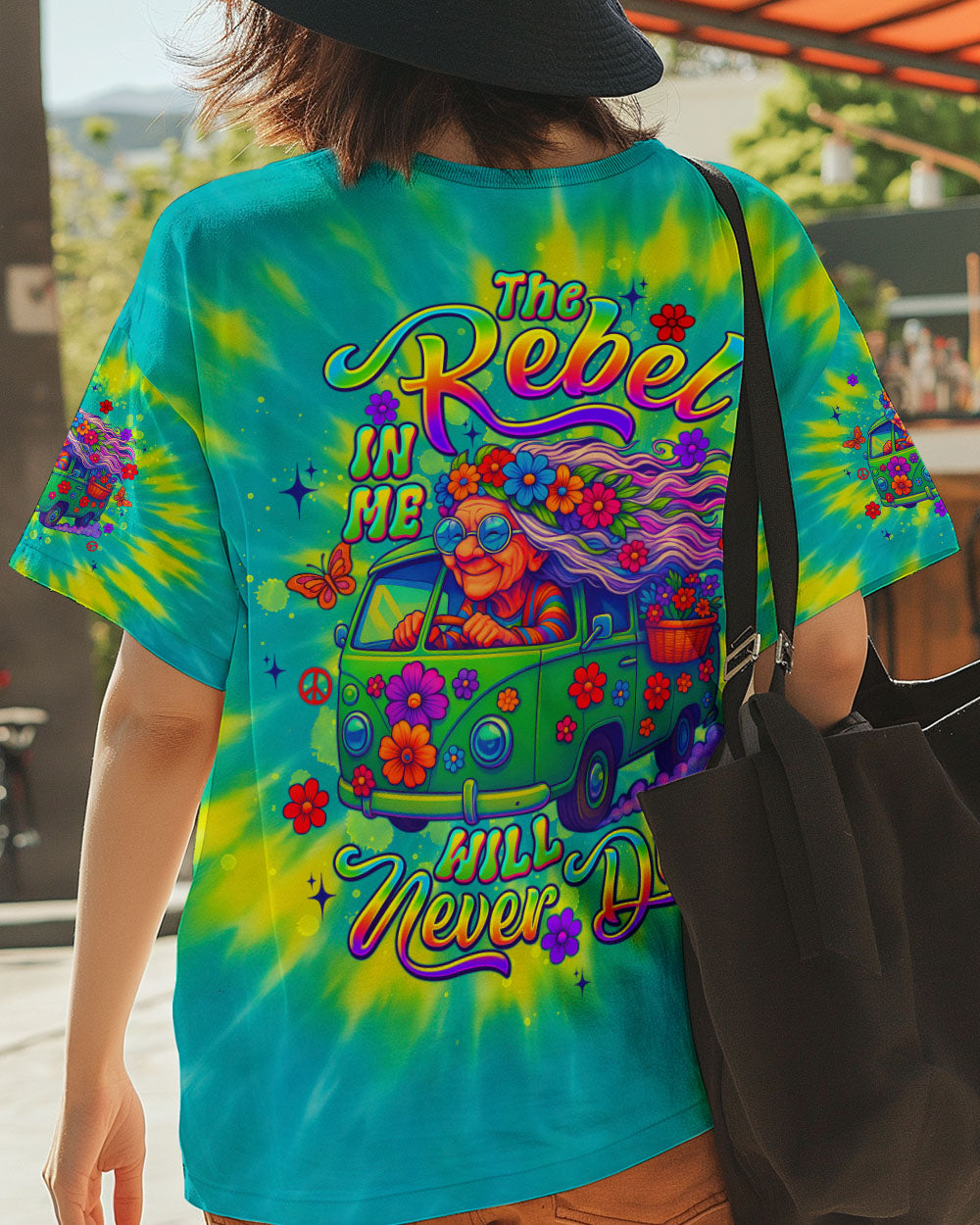 THE REBEL IN ME WILL NEVER DIE BUS TIE DYE ALL OVER PRINT - TLTW1106254