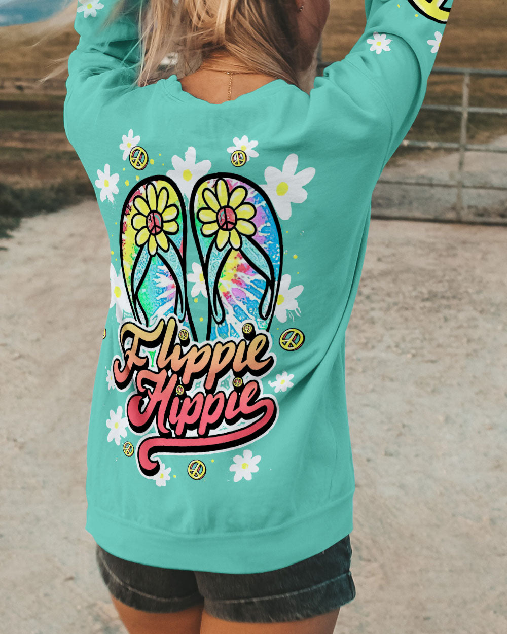 FLIPPIE HIPPIE ALL OVER PRINT - TLTW1107233