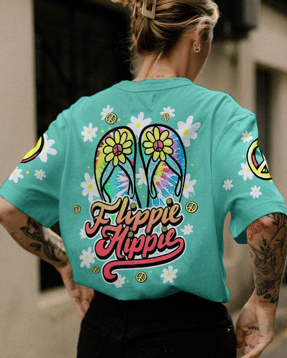 FLIPPIE HIPPIE ALL OVER PRINT - TLTW1107233