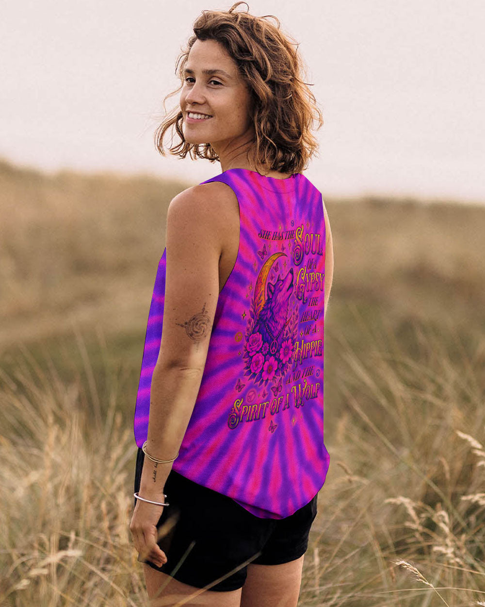 SPIRIT OF A WOLF TIE DYE ALL OVER PRINT - TLTW1107254