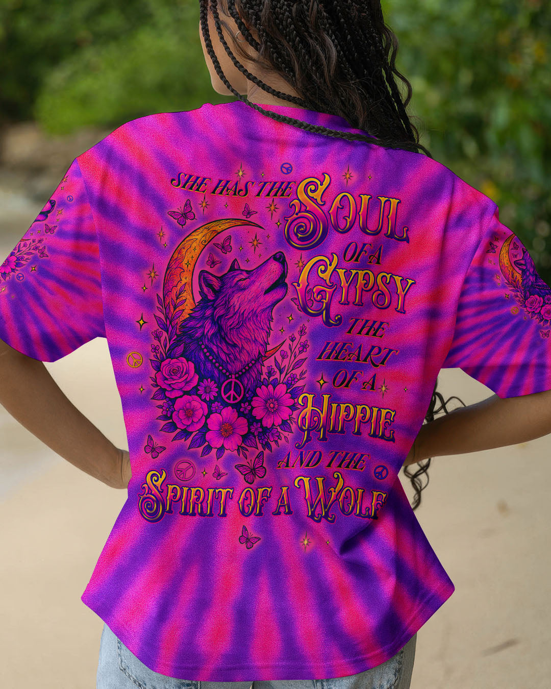 SPIRIT OF A WOLF TIE DYE ALL OVER PRINT - TLTW1107254