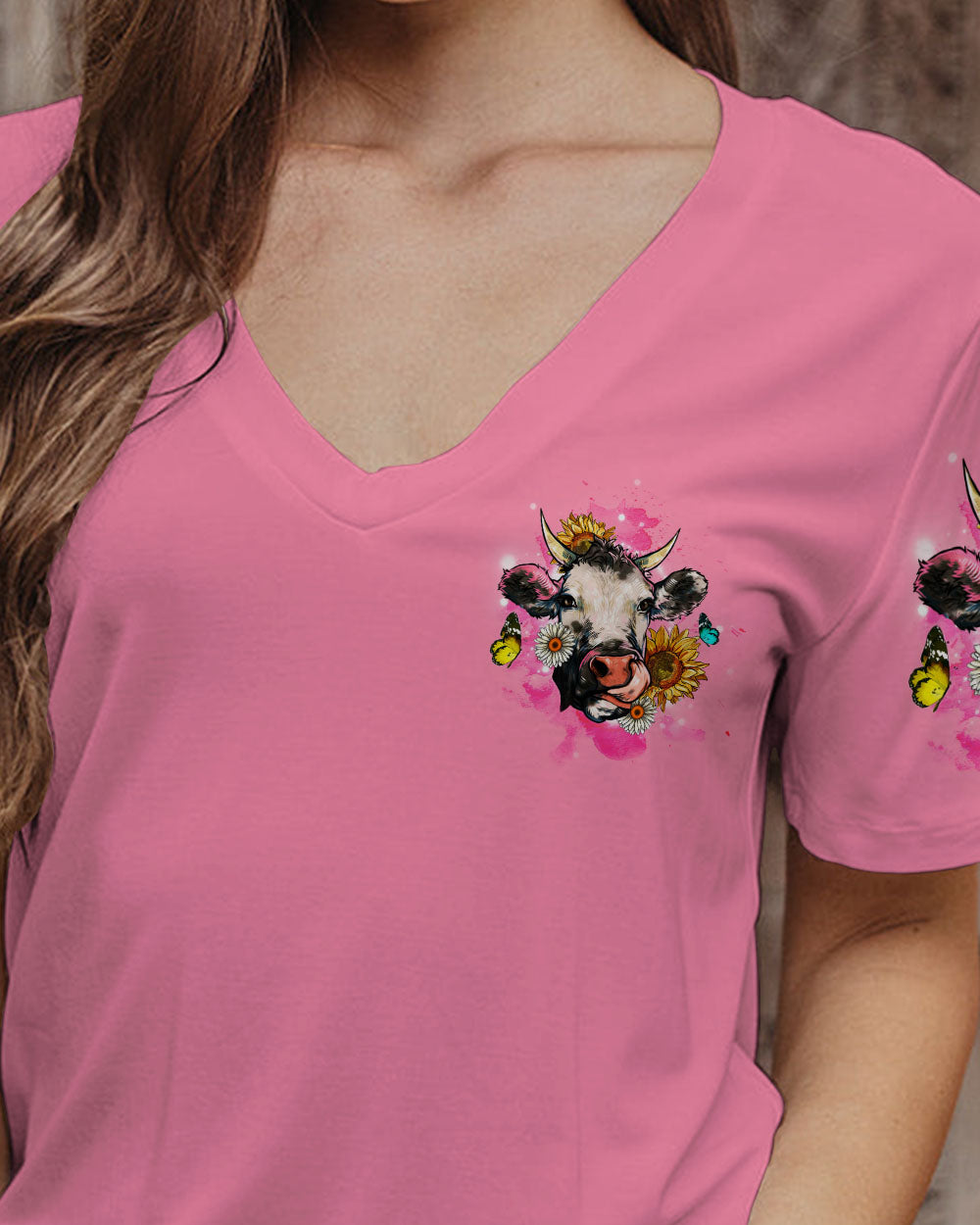 LIVING LIFE SOMEWHERE BETWEEN JESUS COW ALL OVER PRINT - TLTW1109231