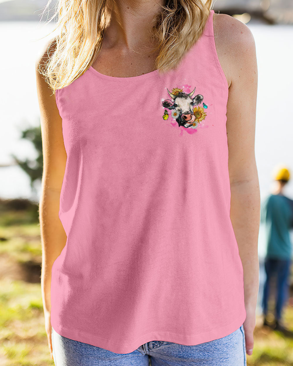 LIVING LIFE SOMEWHERE BETWEEN JESUS COW ALL OVER PRINT - TLTW1109231