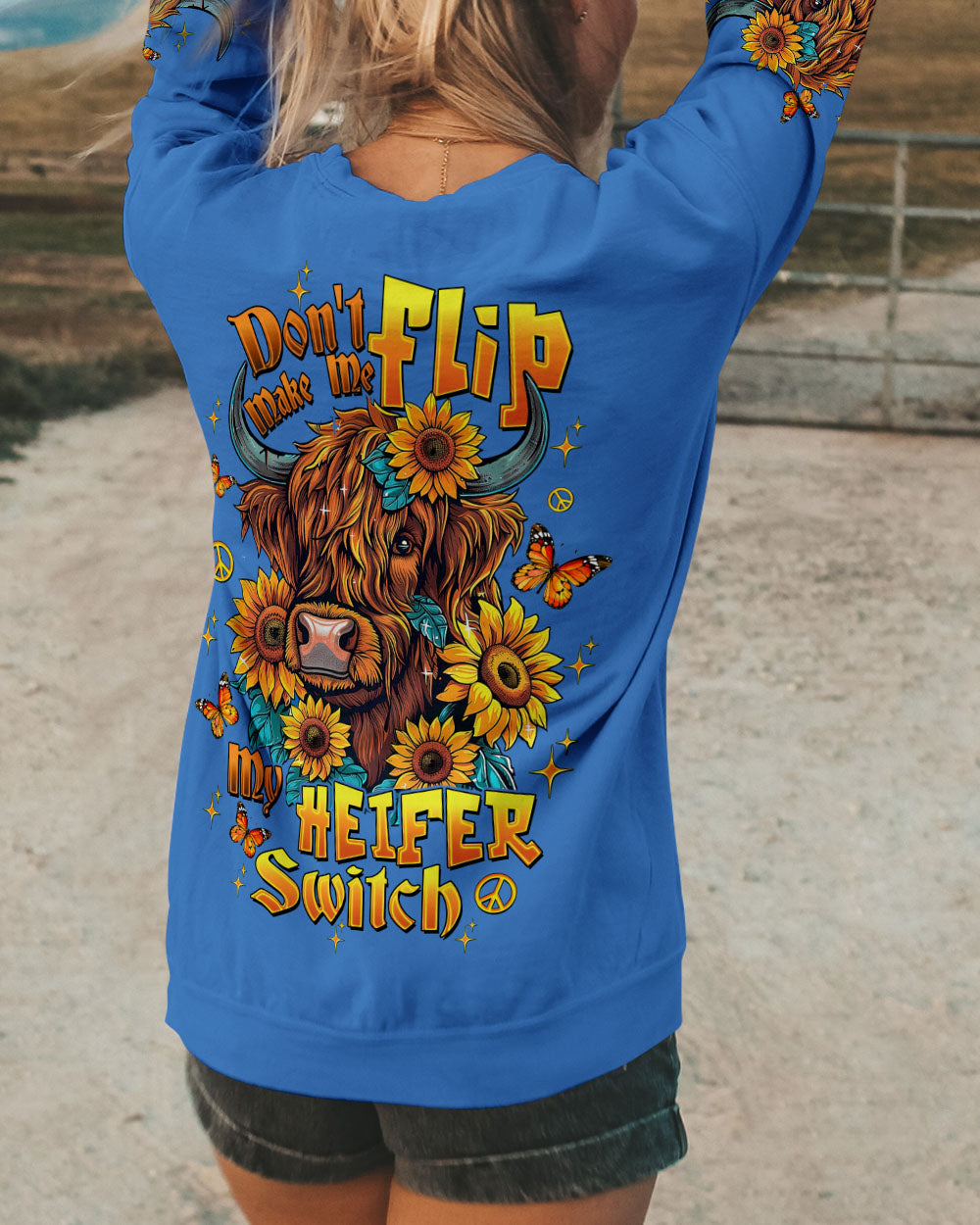 HEIFER SWITCH COW ALL OVER PRINT - TLTW1110251