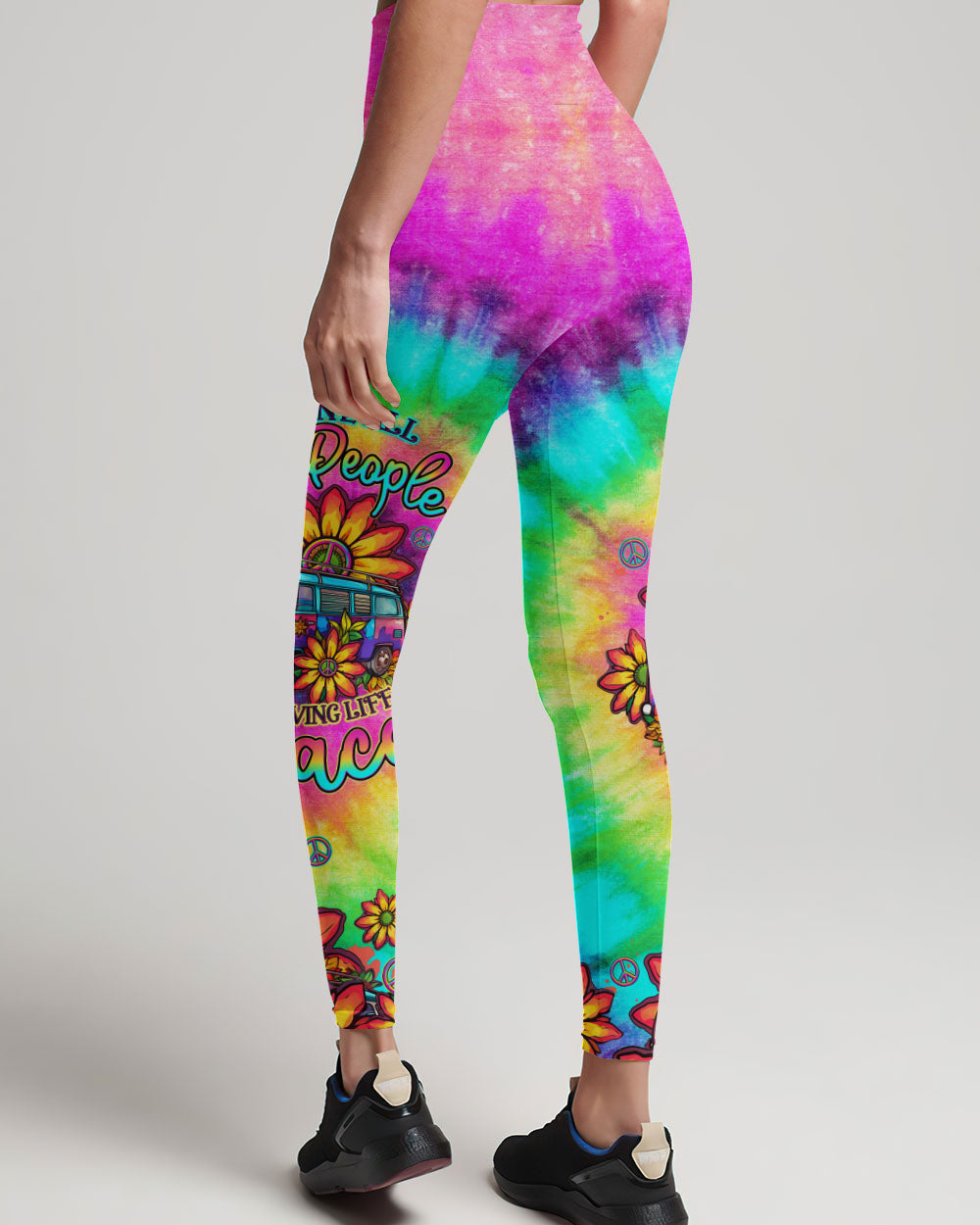 IMAGINE ALL THE PEOPLE LIVING LIFE IN PEACE TIE DYE ALL OVER PRINT - TLTW1206231