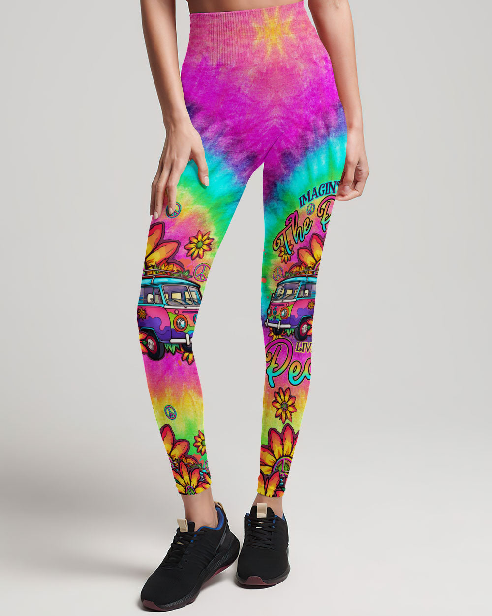 IMAGINE ALL THE PEOPLE LIVING LIFE IN PEACE TIE DYE ALL OVER PRINT - TLTW1206231