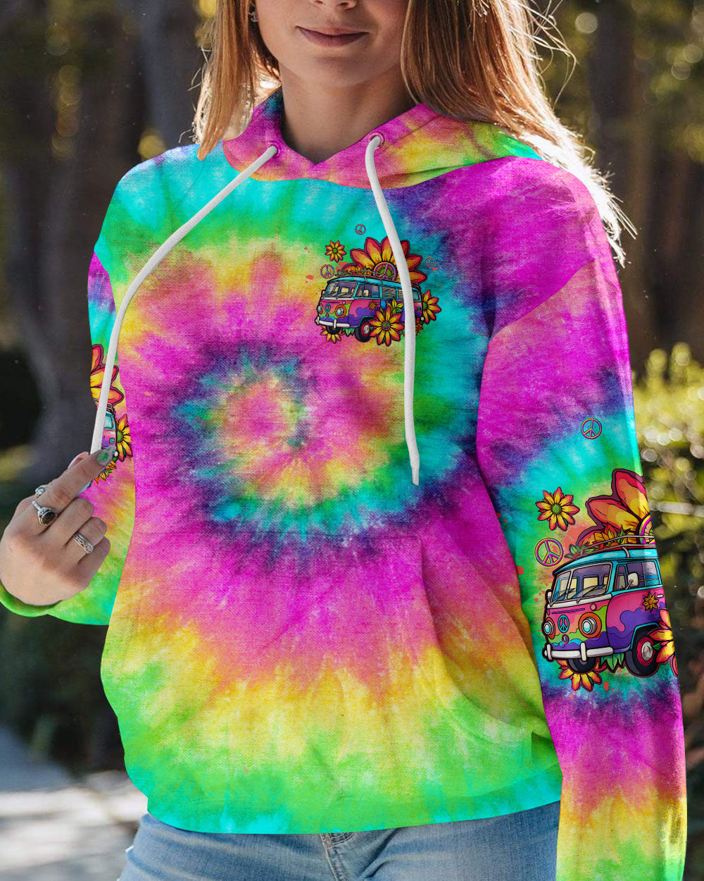 IMAGINE ALL THE PEOPLE LIVING LIFE IN PEACE TIE DYE ALL OVER PRINT - TLTW1206231
