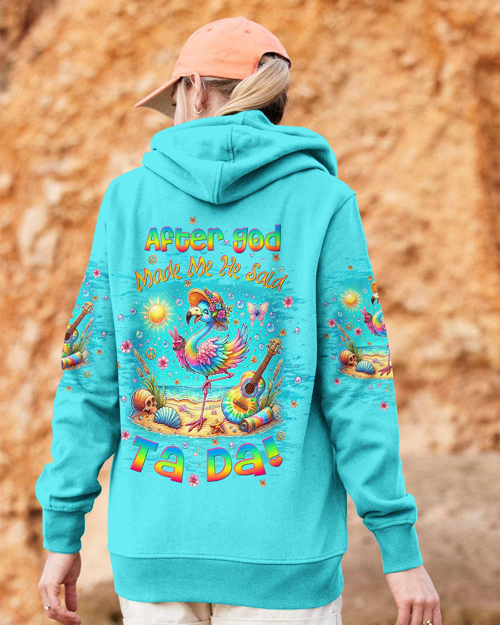 AFTER GOD MADE ME HE SAID TADA FLAMINGO ALL OVER PRINT - TLTW1206244
