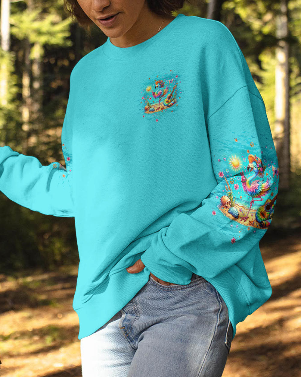 AFTER GOD MADE ME HE SAID TADA FLAMINGO ALL OVER PRINT - TLTW1206244
