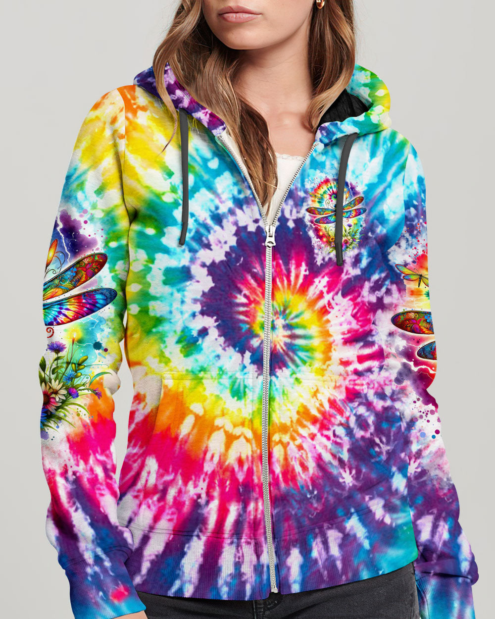 JUST BREATHE DRAGONLFY ALL OVER PRINT - TLTW1207243