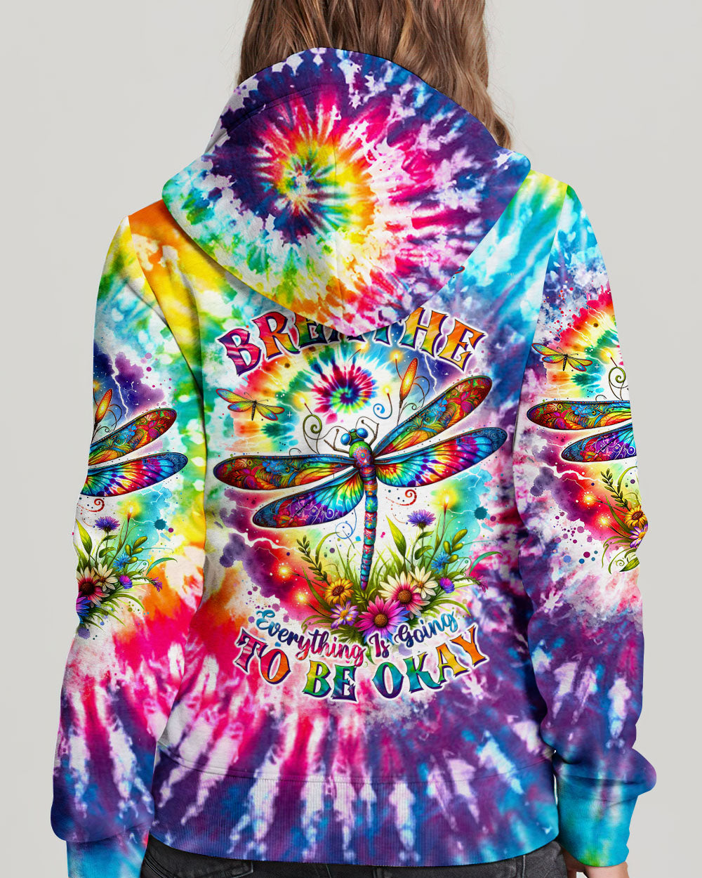JUST BREATHE DRAGONLFY ALL OVER PRINT - TLTW1207243