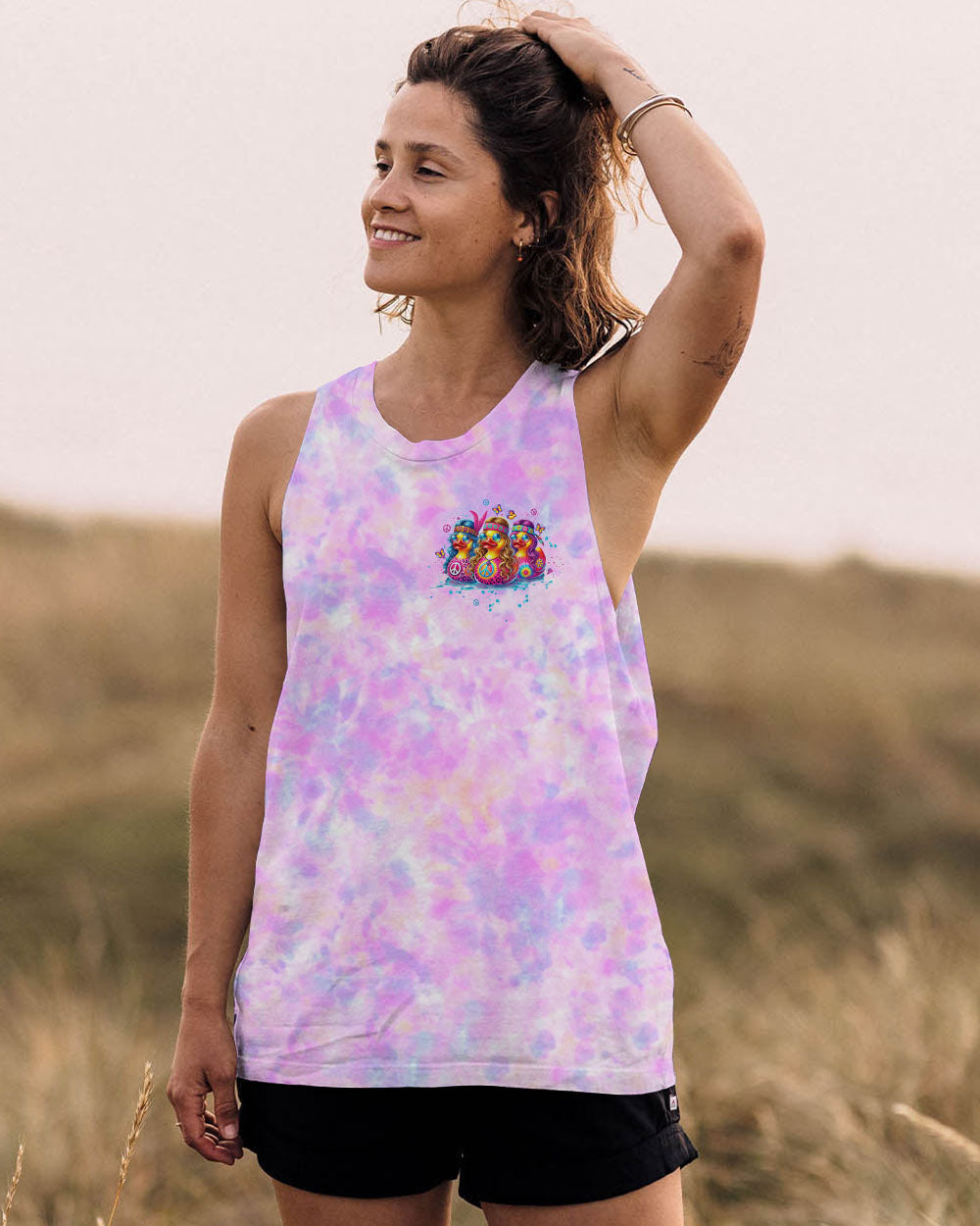 GOOD TIMES CRAZY FRIEND DUCK TIE DYE ALL OVER PRINT - TLTW1209244