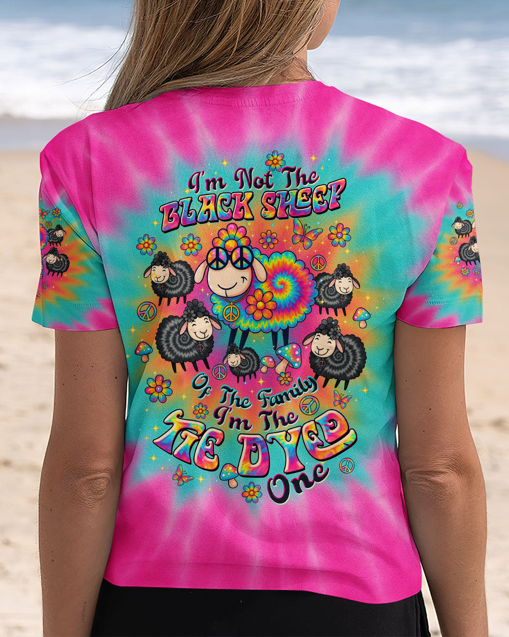 I'M NOT THE BLACK SHEEP TIE DYE ALL OVER PRINT  - TLTW1209254
