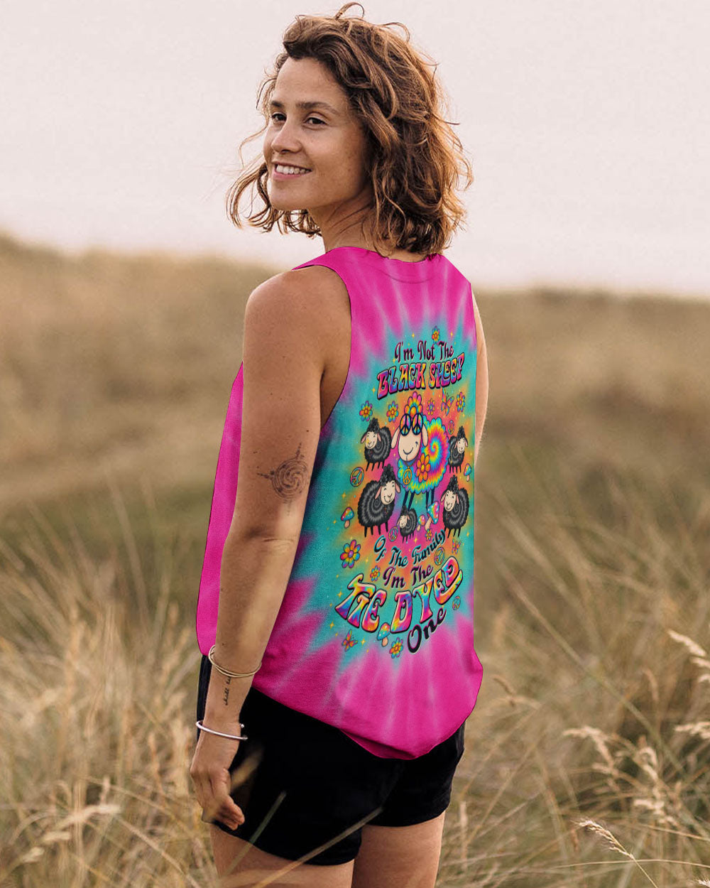 I'M NOT THE BLACK SHEEP TIE DYE ALL OVER PRINT  - TLTW1209254