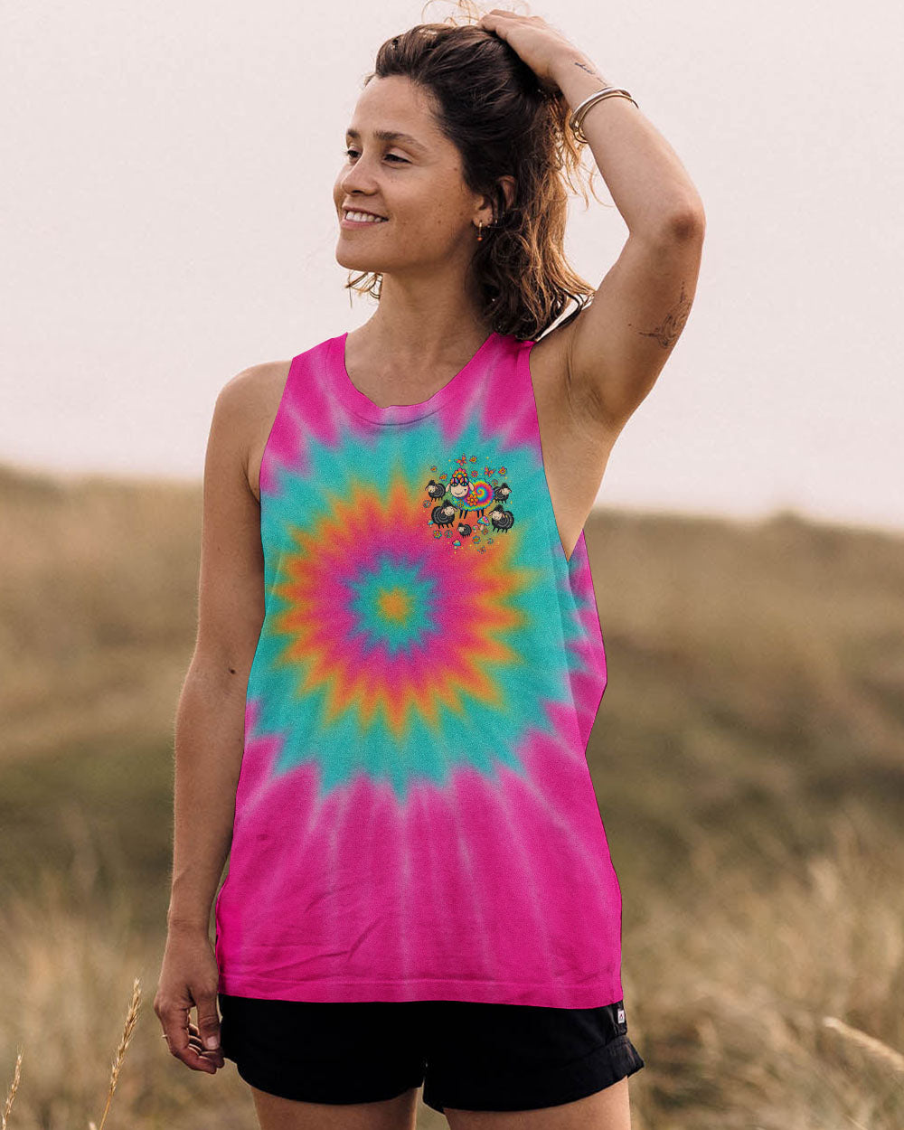 I'M NOT THE BLACK SHEEP TIE DYE ALL OVER PRINT  - TLTW1209254
