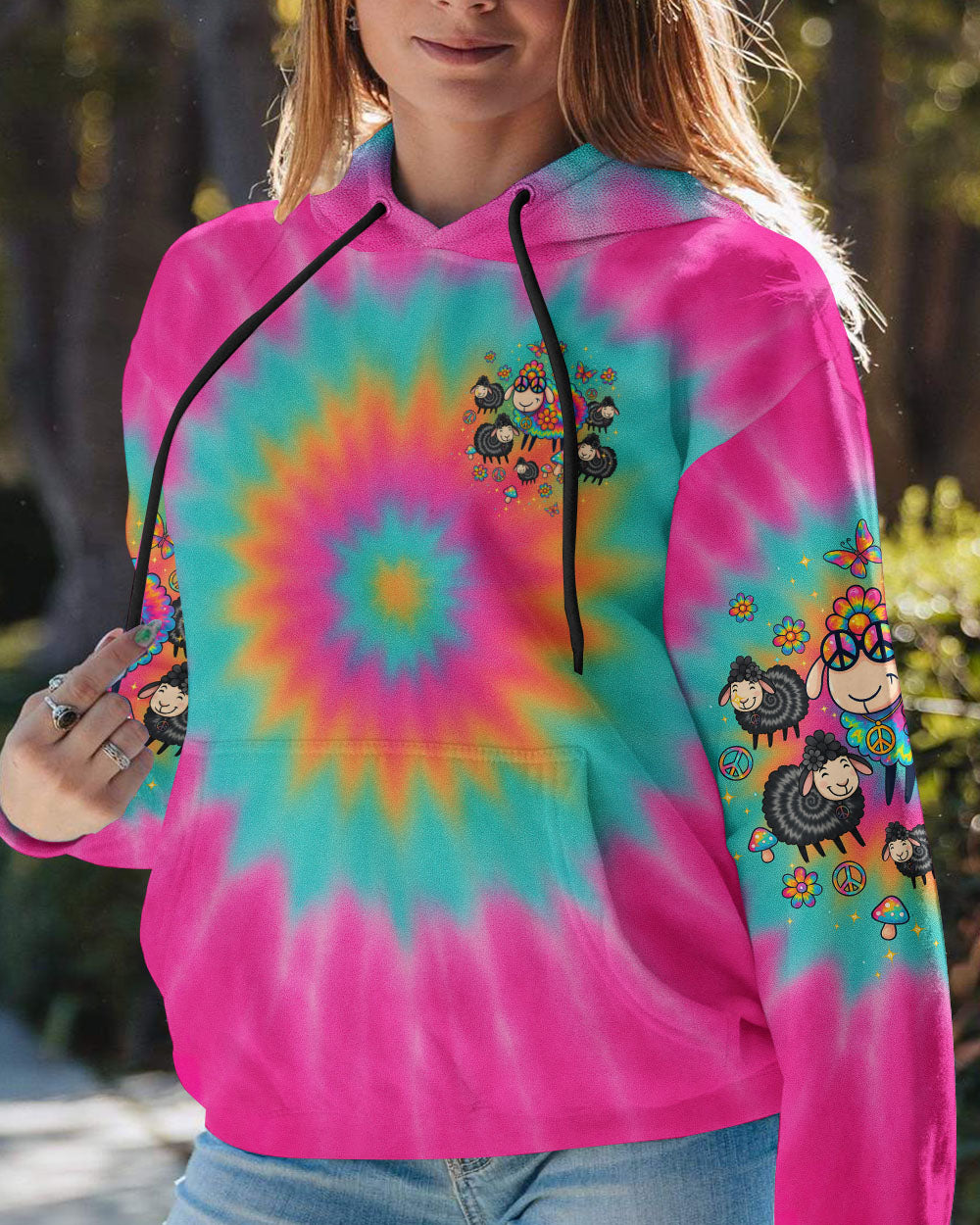 I'M NOT THE BLACK SHEEP TIE DYE ALL OVER PRINT  - TLTW1209254