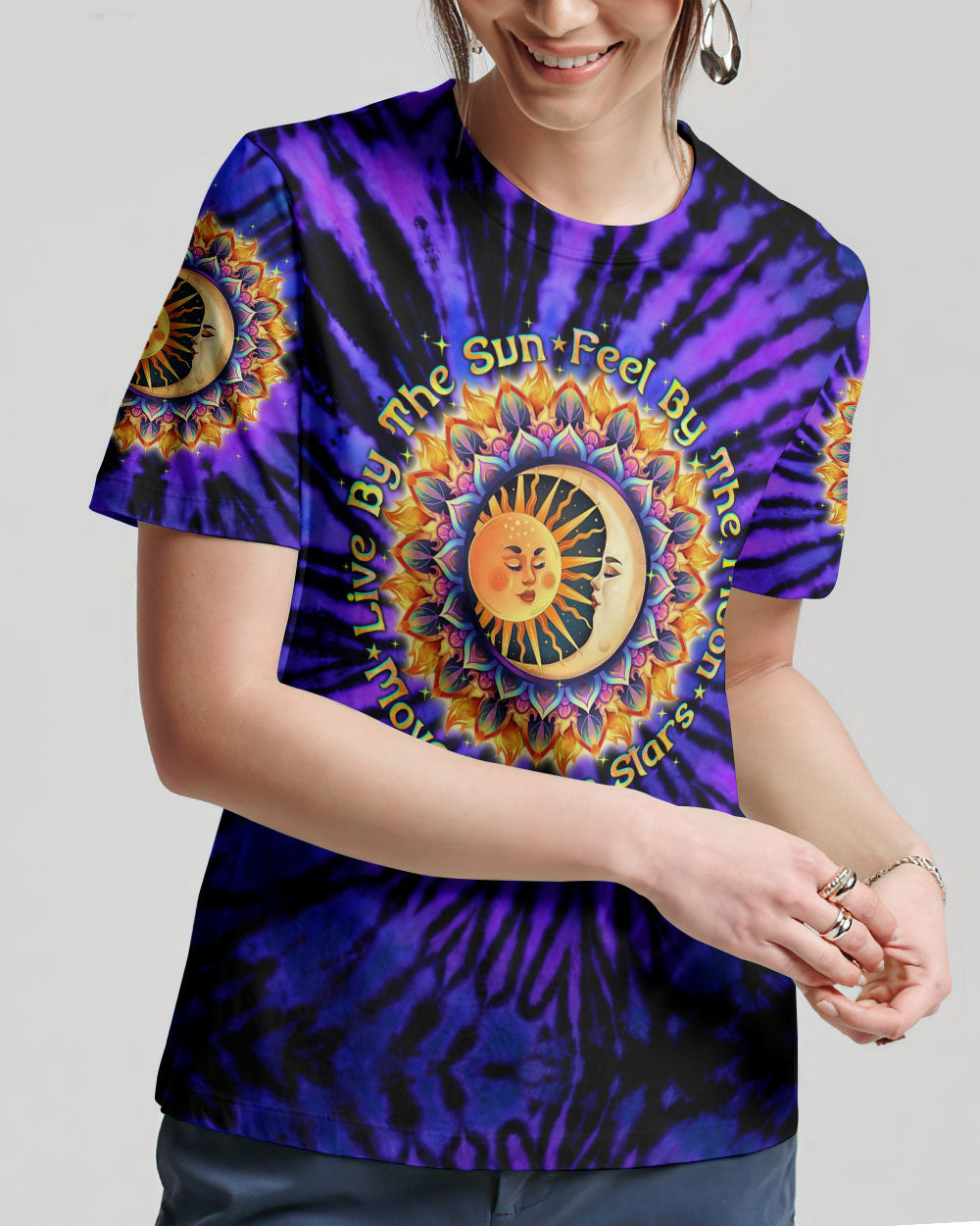 LIVE BY THE SUN TIE DYE ALL OVER PRINT - TLTW1307233