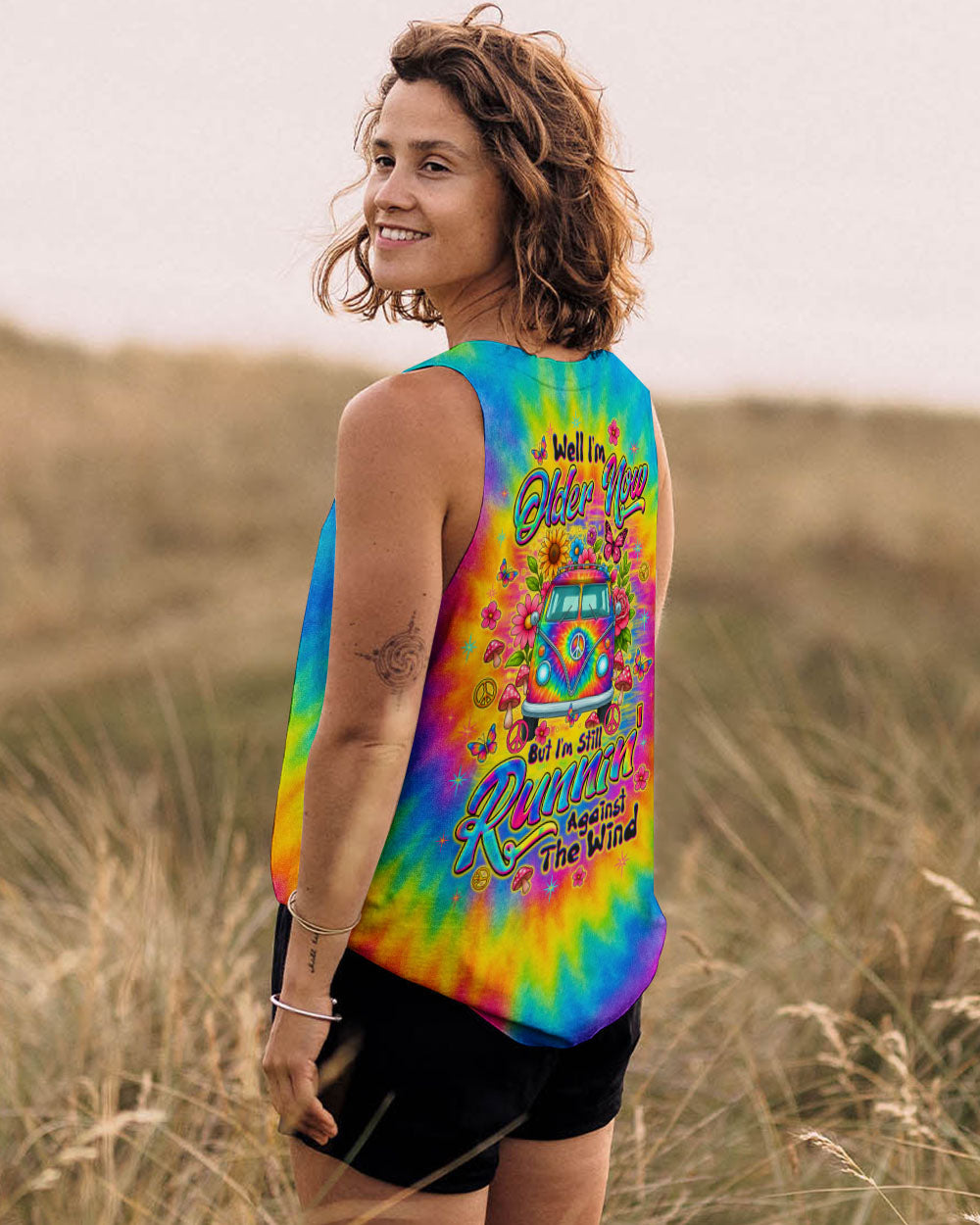 RUNNING AGAINST THE WIND BUS TIE DYE ALL OVER PRINT - TLTW1311253
