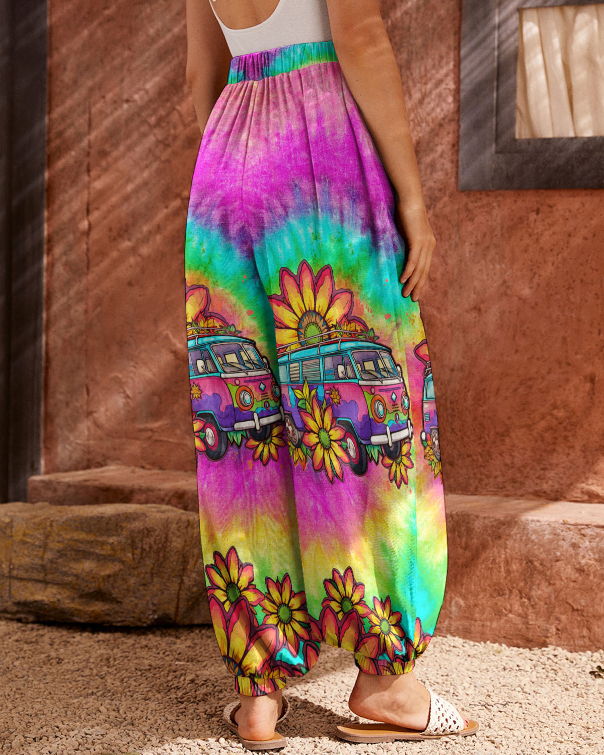 DON'T WORRY BE HIPPIE TIE DYE ALL OVER PRINT - TLTW1406235