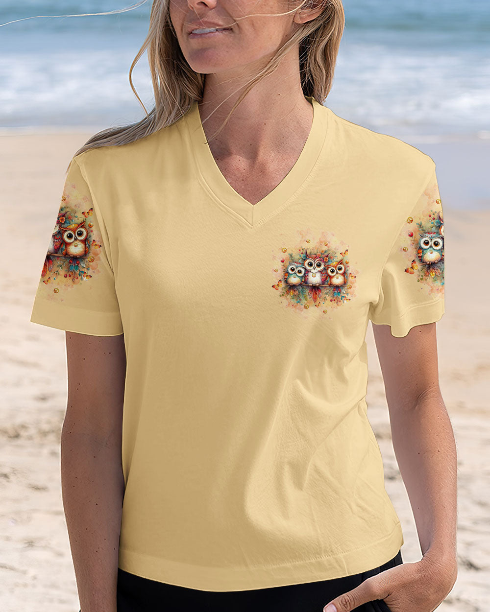 GOOD TIMES CRAZY FRIEND OWL ALL OVER PRINT - TLTW1407253