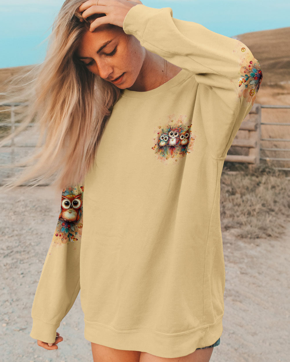 GOOD TIMES CRAZY FRIEND OWL ALL OVER PRINT - TLTW1407253
