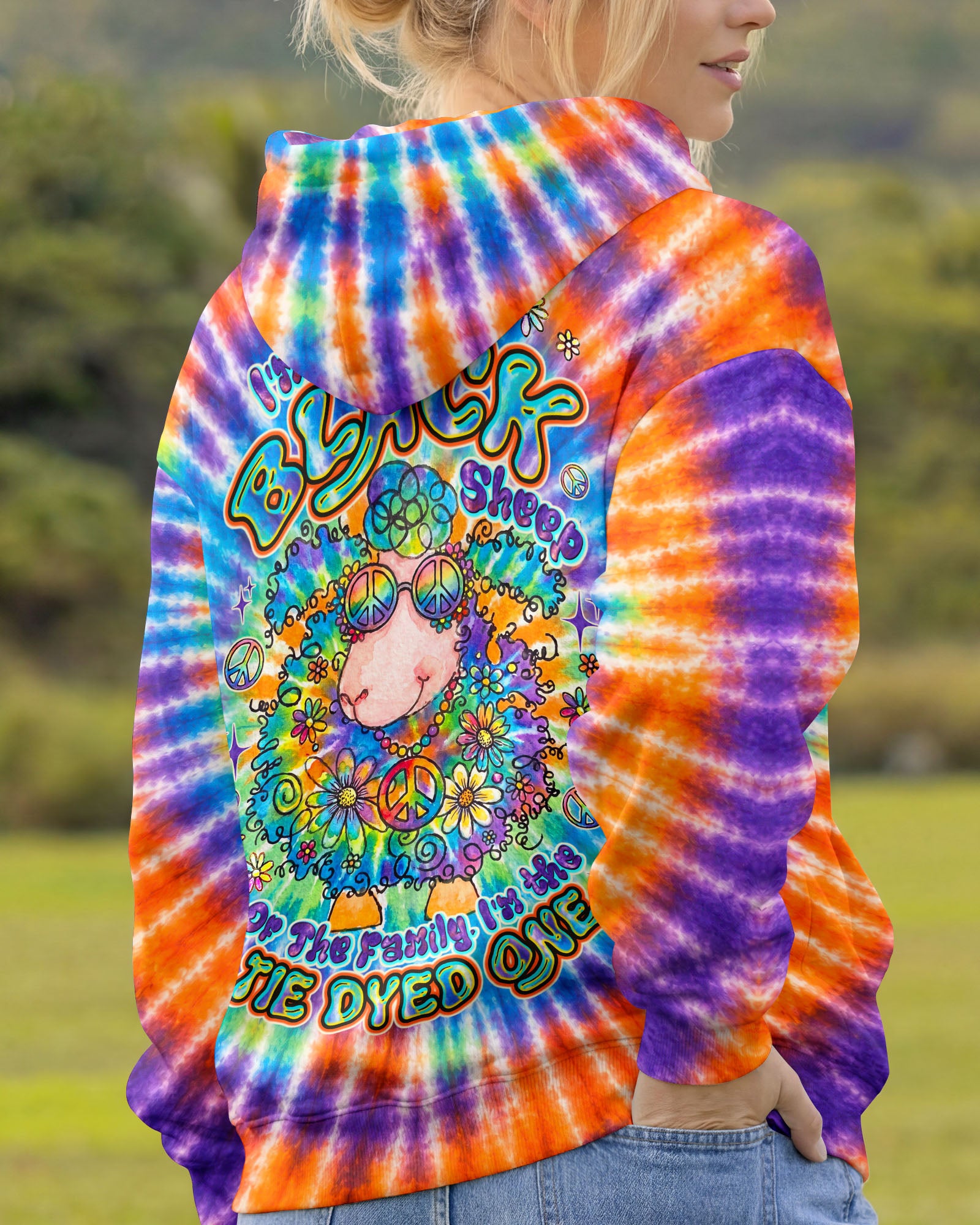 I'M NOT THE BLACK SHEEP BURST ALL OVER PRINT - TLTW1407261