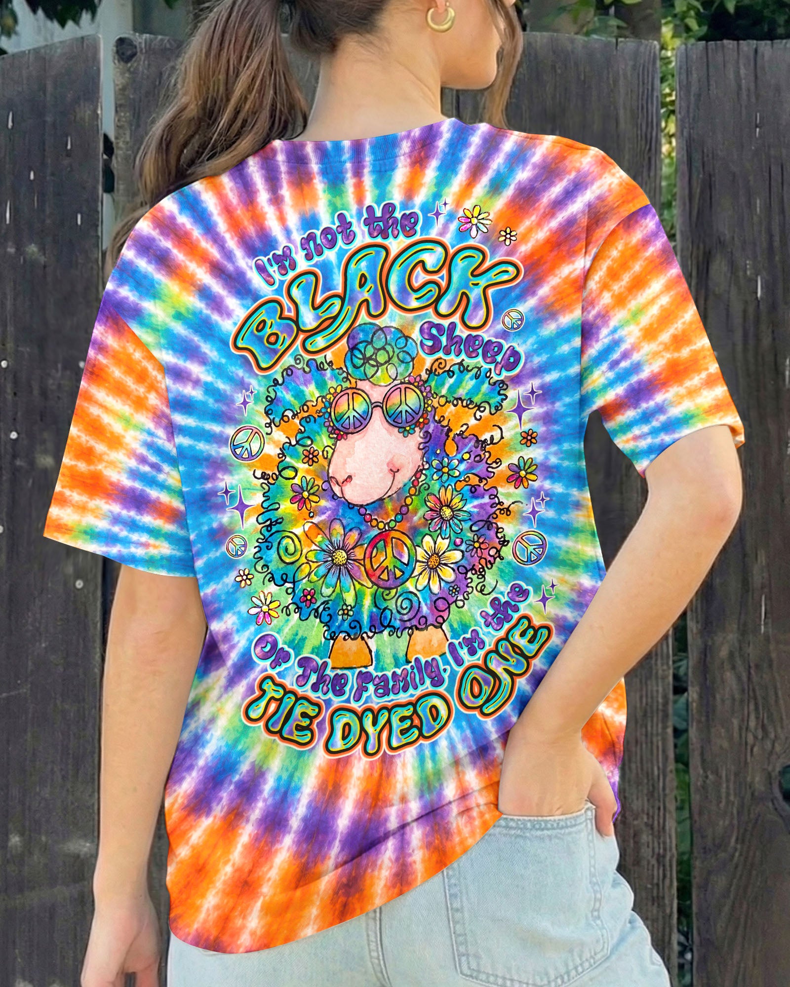 I'M NOT THE BLACK SHEEP BURST ALL OVER PRINT - TLTW1407261