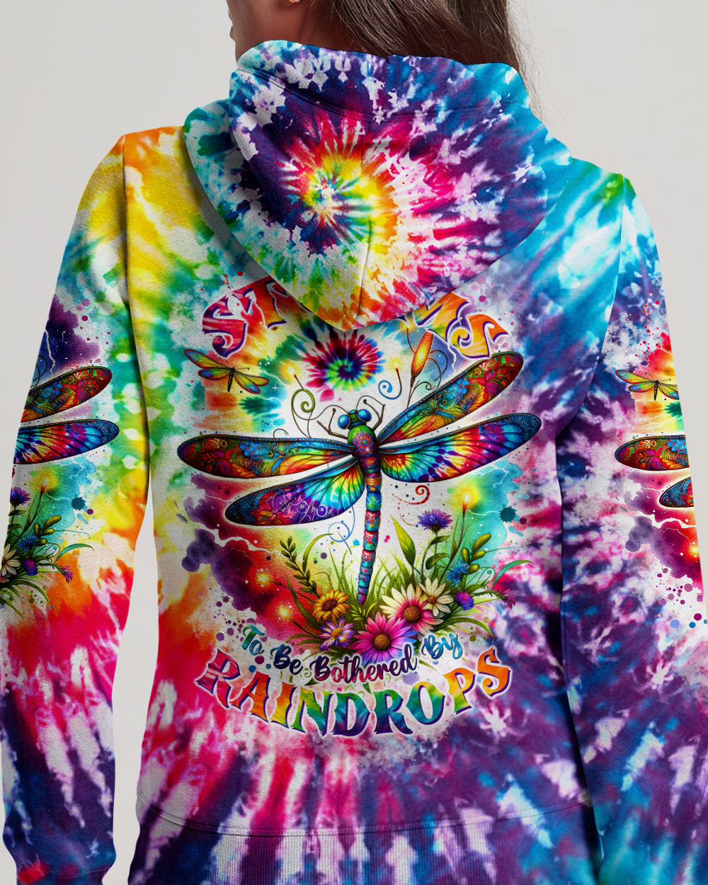 I'VE SURVIVED TOO MANY STORMS DRAGONFLY TIE DYE ALL OVER PRINT - TLTW1412233
