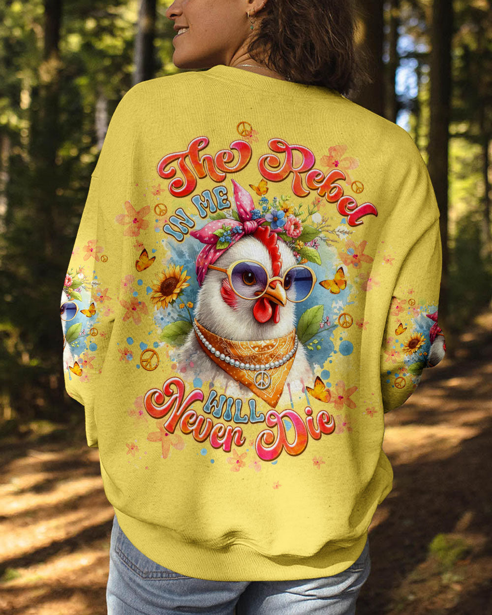 THE REBEL IN ME WILL NEVER DIE CHICKEN ALL OVER PRINT - TLTW1507252