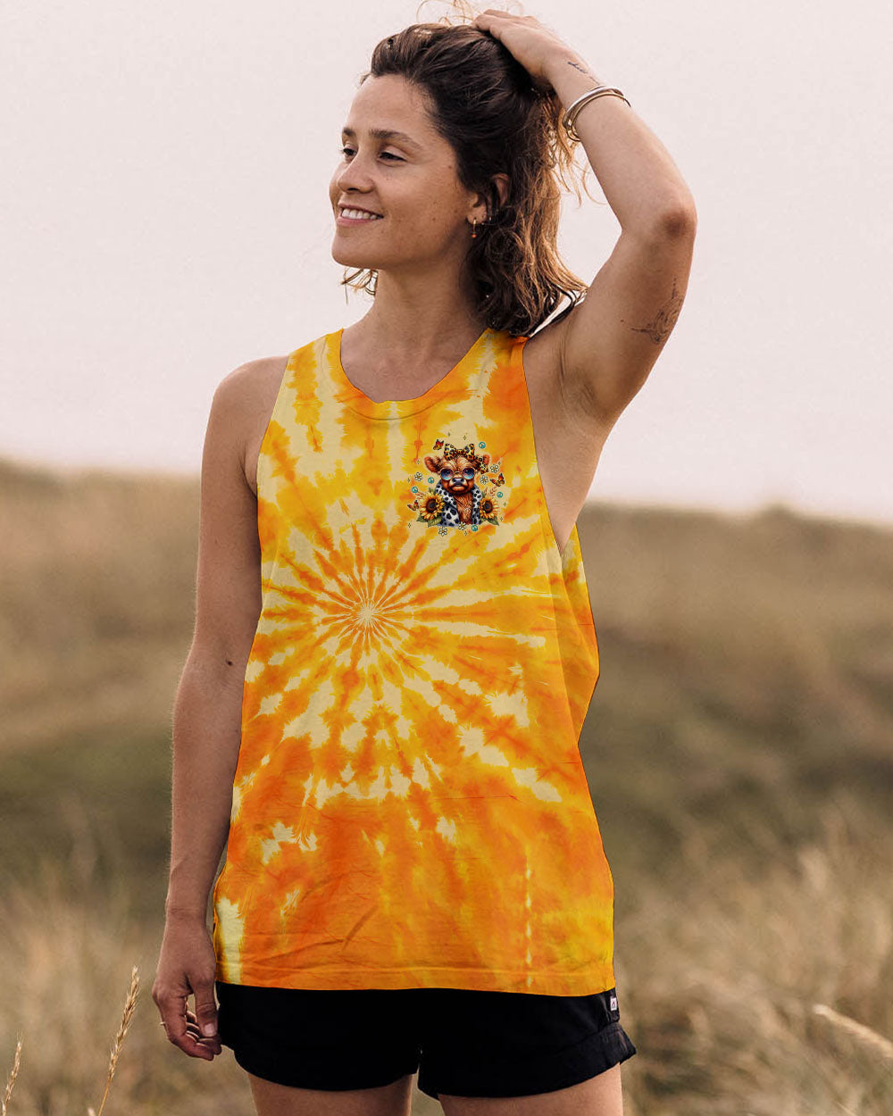 KINDA BOUJEE KINDA BROKE COW ALL OVER PRINT - TLTW1507253