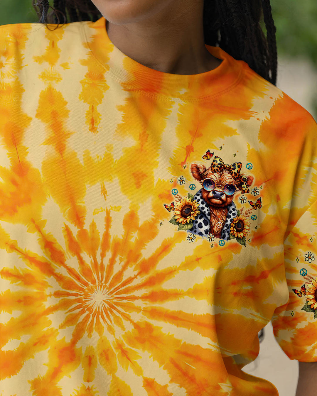 KINDA BOUJEE KINDA BROKE COW ALL OVER PRINT - TLTW1507253