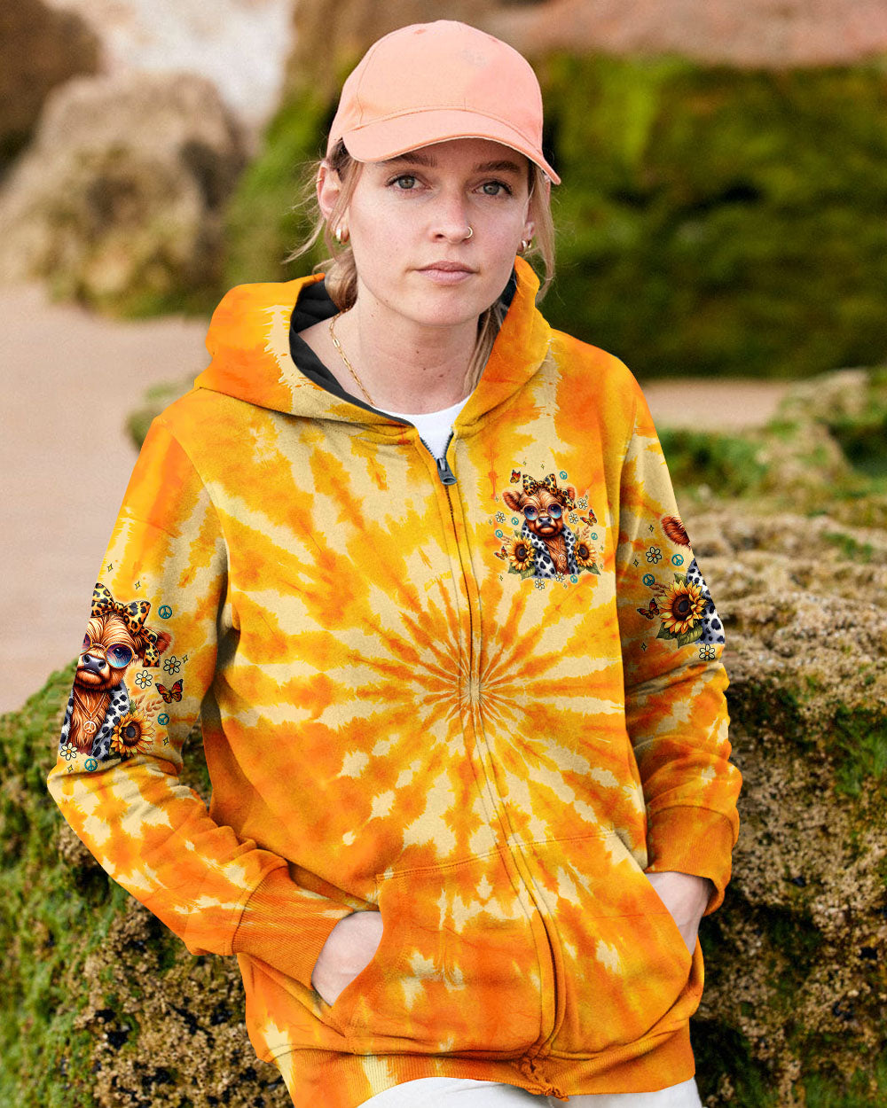 KINDA BOUJEE KINDA BROKE COW ALL OVER PRINT - TLTW1507253