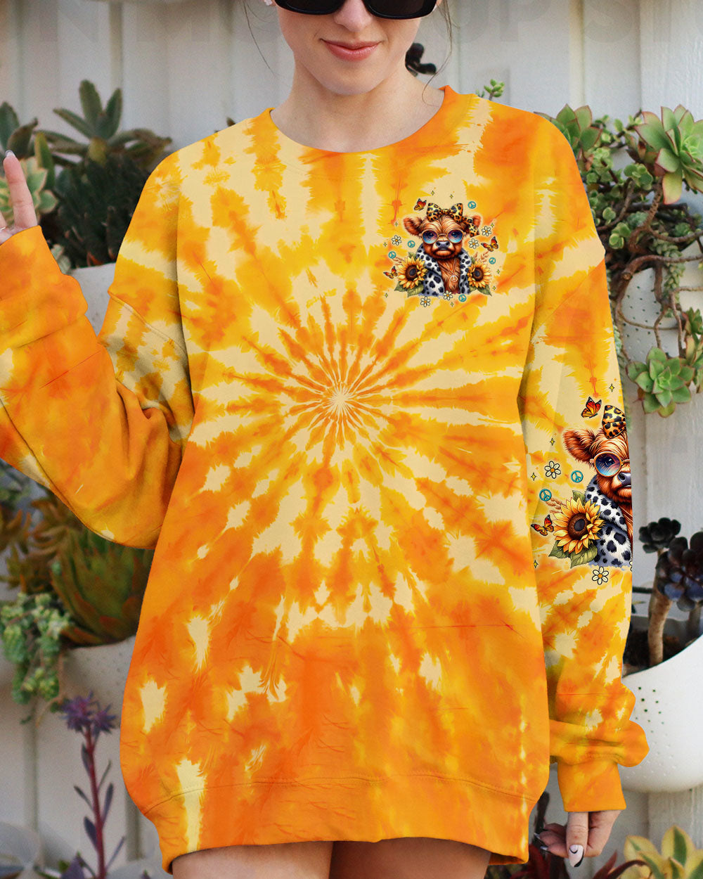 KINDA BOUJEE KINDA BROKE COW ALL OVER PRINT - TLTW1507253