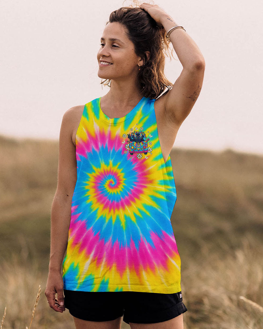 I'M NOT THE BLACK SHEEP TIE DYE BUS ALL OVER PRINT  - TLTW1509253