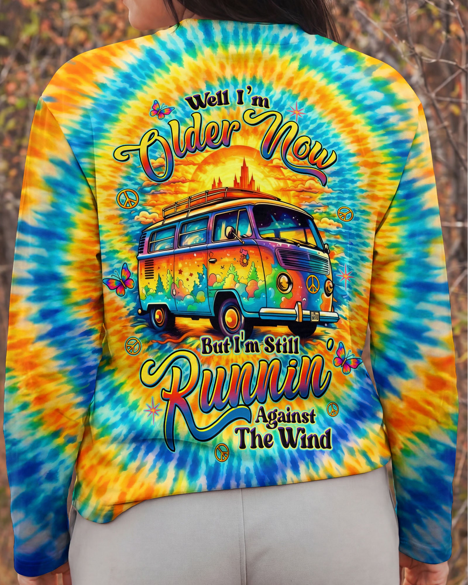 RUNNING AGAINST THE WIND BUS SWIRL ALL OVER PRINT  - TLTW1603261
