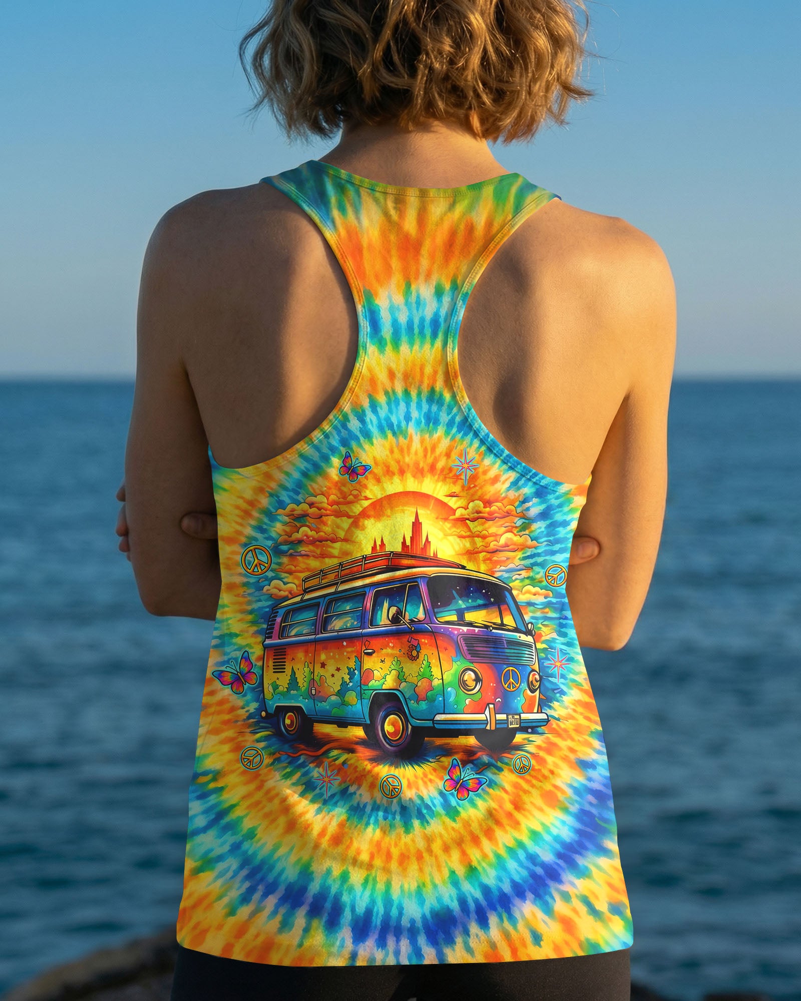 RUNNING AGAINST THE WIND BUS SWIRL ALL OVER PRINT  - TLTW1603261