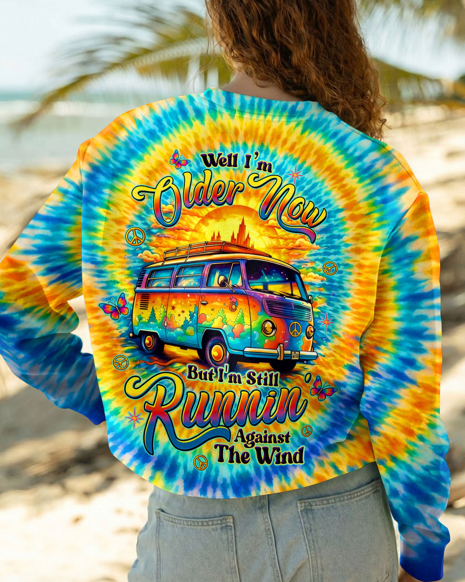 RUNNING AGAINST THE WIND BUS SWIRL ALL OVER PRINT  - TLTW1603261