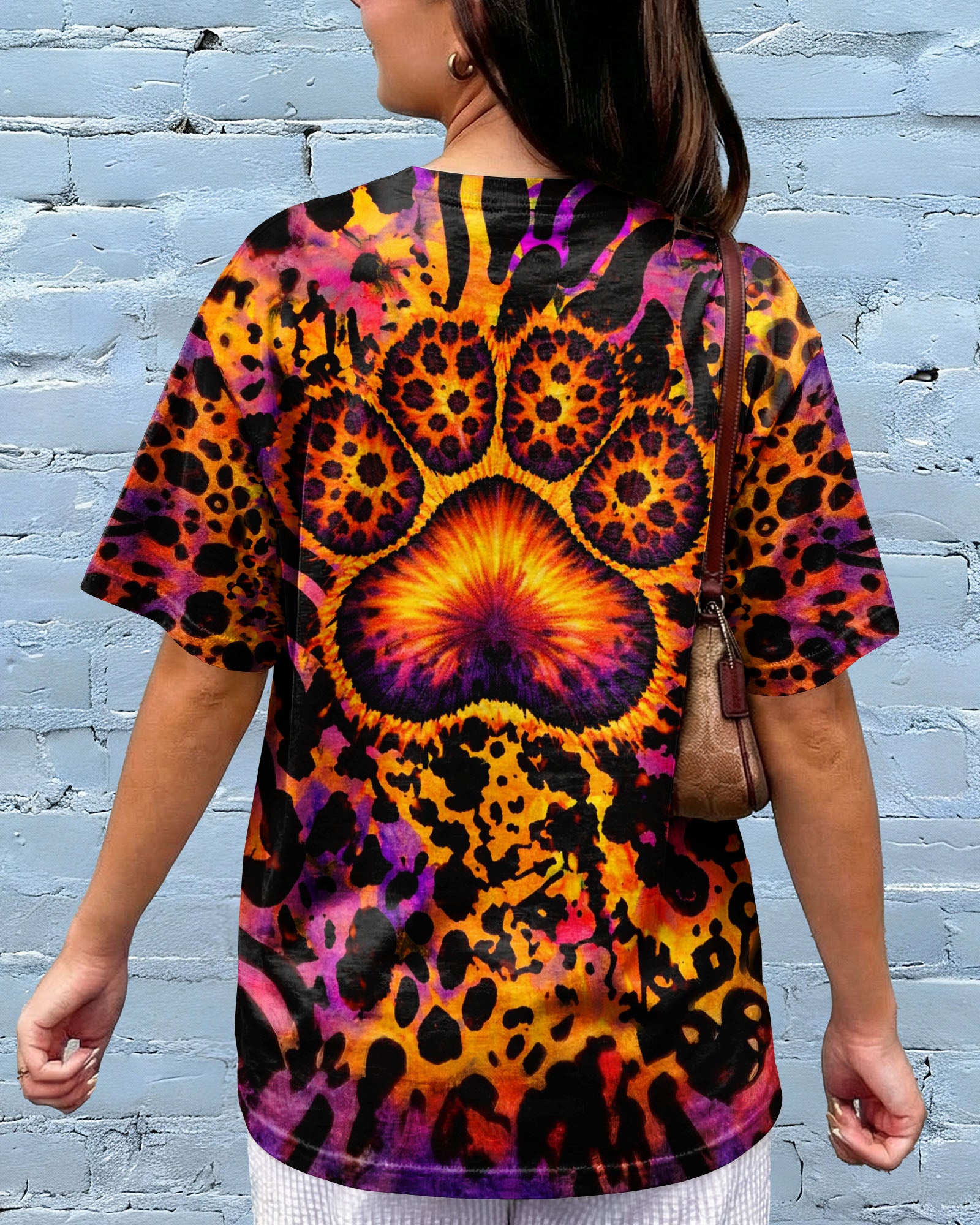 PAW PRINT LEOPARD PATTERN ALL OVER PRINT   - TLTW1603263