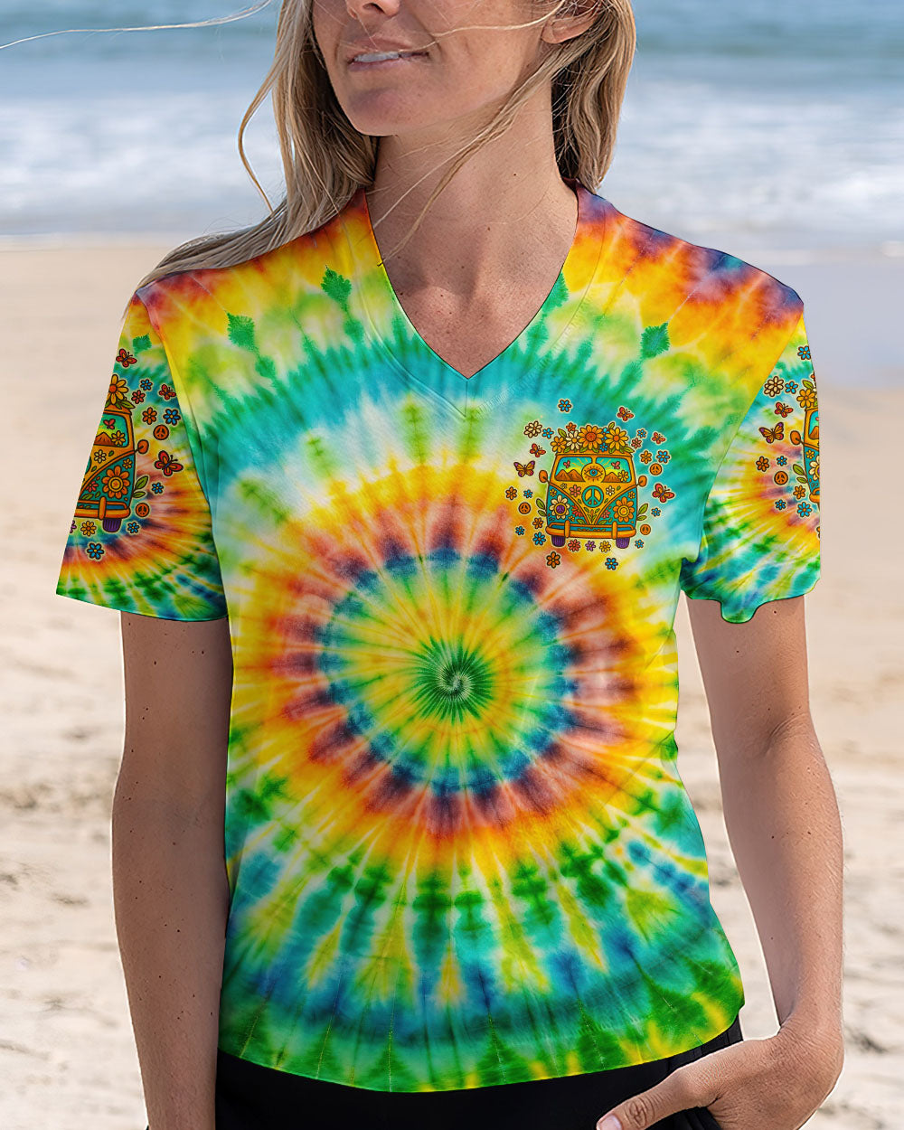 RUNNING AGAINST THE WIND BUS TIE DYE ALL OVER PRINT - TLTW1604252