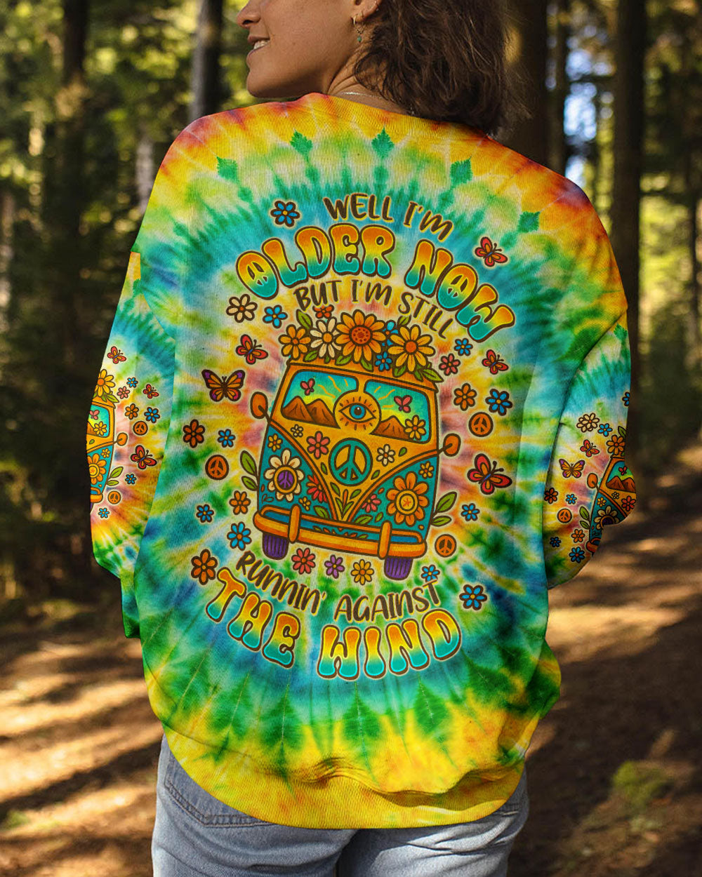RUNNING AGAINST THE WIND BUS TIE DYE ALL OVER PRINT - TLTW1604252